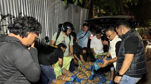 Momen Polisi Kejar-kejaran dengan Pembawa 93 Kg Ganja Siap Edar di Medan