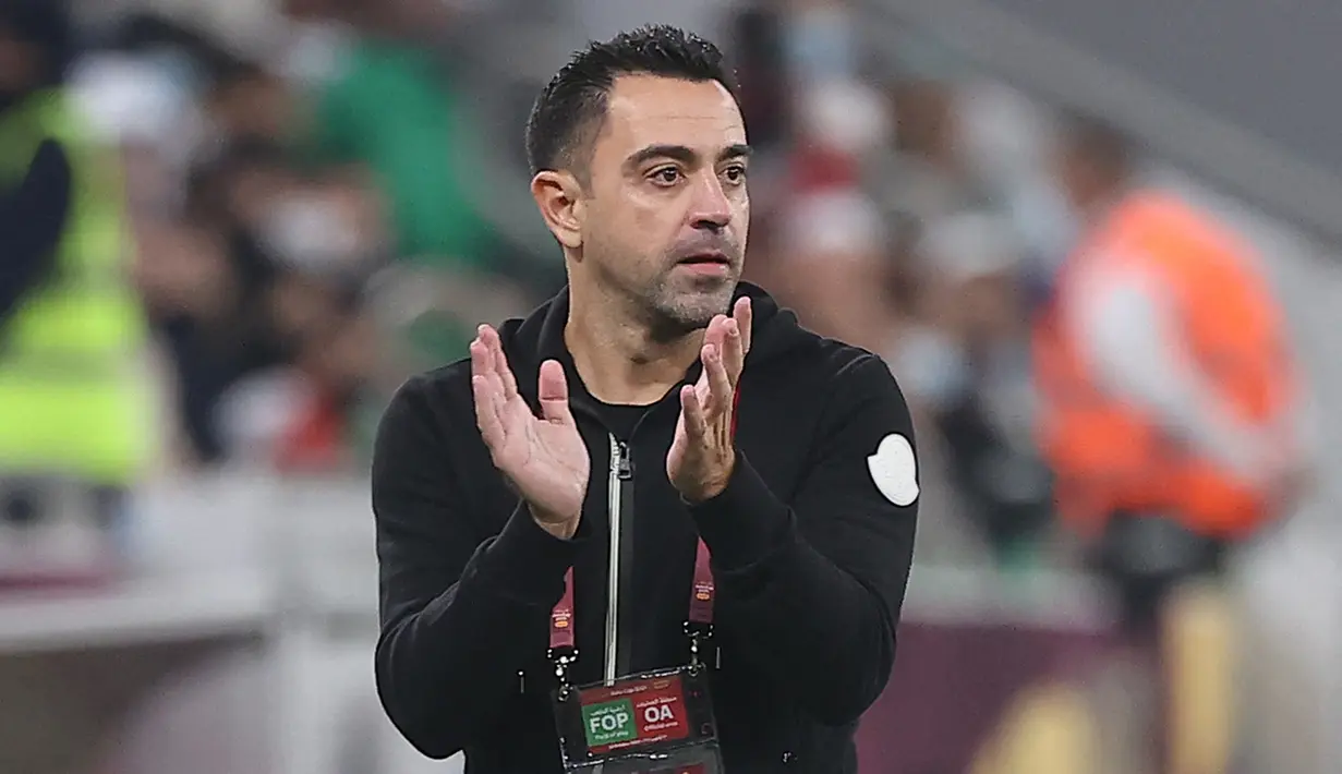 Barcelona yang kini ditangani pelatih interim Sergi Barjuan kemungkinan besar akan meresmikan posisi pelatih kepala kepada Xavi Hernandez usai Barjuan melakoni dua laga ke depan. Jika benar, kemungkinan Xavi akan memangkas dan mendepak lima pemain berikut. (AFP/Karim Jaafar)