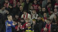 Cole Palmer berhasil mencetak dua gol dan turut membantu Chelsea meraih kemenangan 6-1 atas&nbsp;Middlesbrough pada laga leg kedua semifinal Carabao Cup musim ini di Stamford Bridge, Rabu (24/1/2024) dini hari WIB. (AP Photo/Kin Cheung)