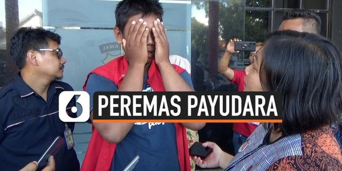 VIDEO: Pelaku Peremas Payudara di Surabaya Dibekuk Polisi