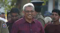 Gotabaya Rajapaksa, Eks Menhan Srilanka memenangkan pemilu dan menjadikannya seorang preside. (AP/ Eranga Jayawardena)