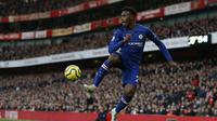 2. Callum Hudson-Odoi - Penampilan gemilang Callum di sisi kiri penyerangan Chelsea membuat pemain berusia 19 tahun ini sempat digadang-gadang bakal menjadi penerus Eden Hazard di lini serang The Blues. (AFP/Ian Kington)