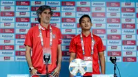 Stefano Cuggura dan Kadek Agung Jelang Bali United FC Hadapi CC Mariners (Dewi Divianta/Liputan6.com)