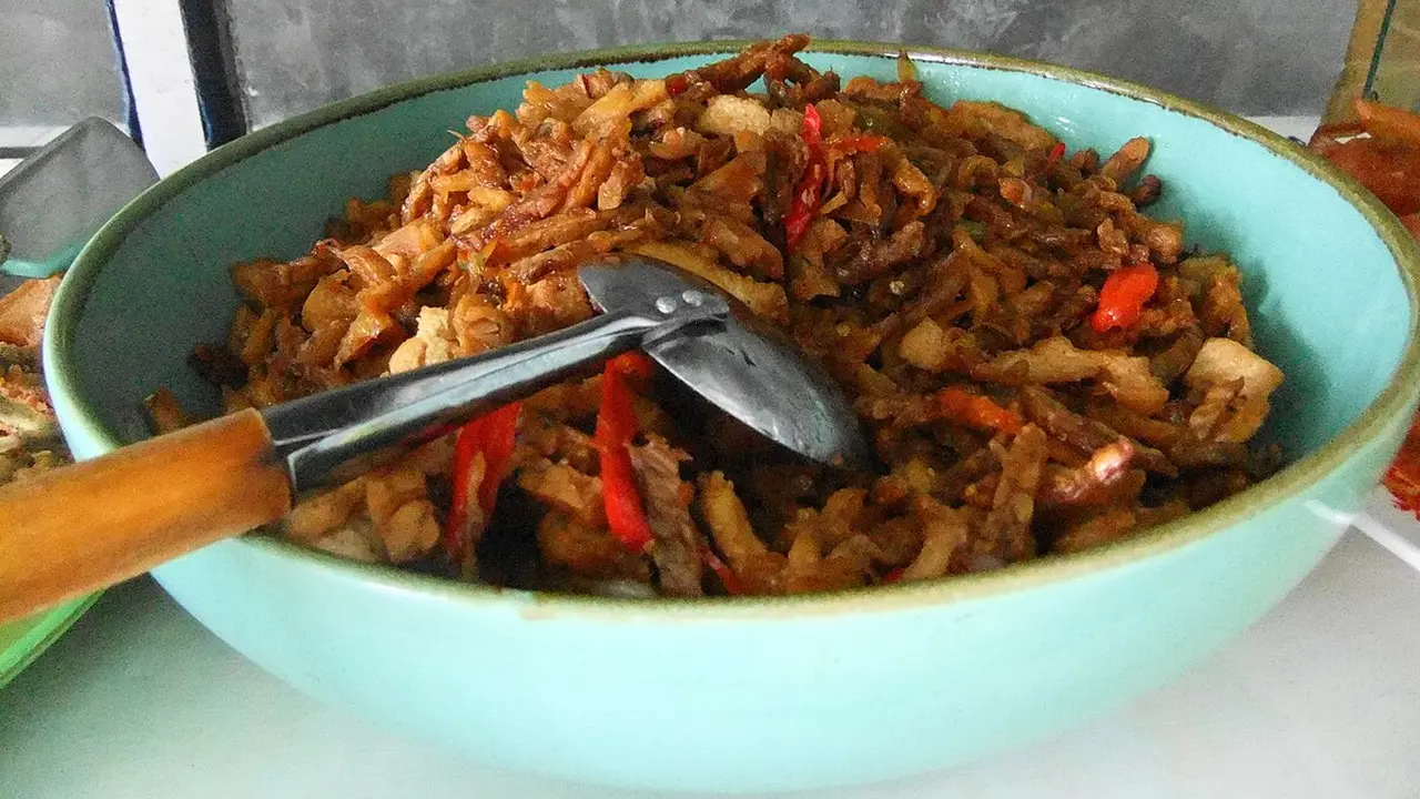 Sajian tempe orek