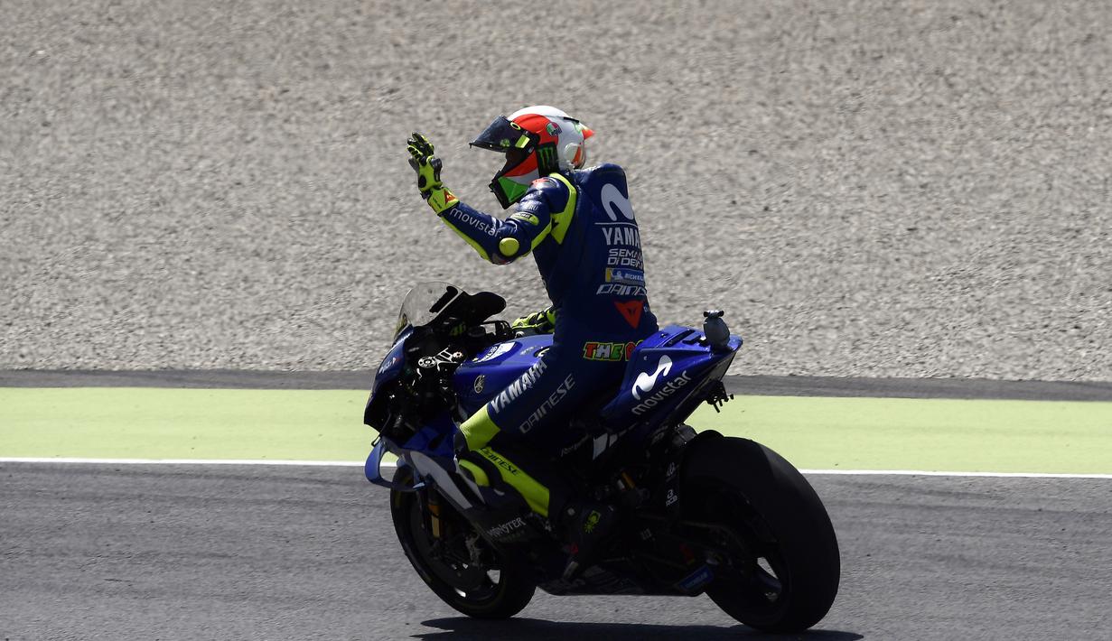 FOTO Menang MotoGP Italia Jorge Lorenzo Taklukkan Valentino Rossi