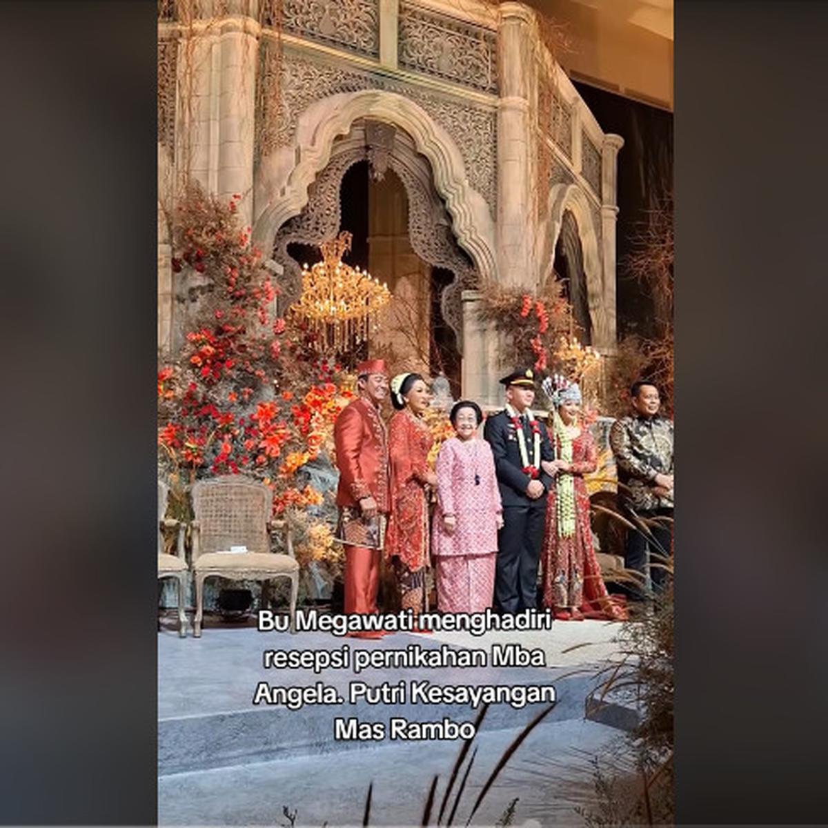 Megawati Hadir di Resepsi Pernikahan Putri Jenderal 'Rambo'