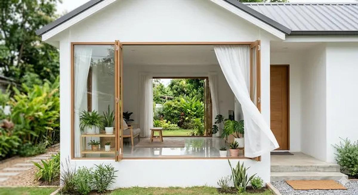 9 Inspirasi Rumah Kecil dengan Lorong Angin: Solusi Hunian Sejuk di Iklim Tropis
