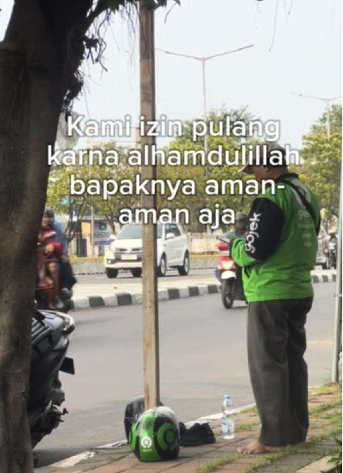 Momen Driver Ojol Panik Usai Tabrak Mobil hingga Penyok, Respons Pemilik Mobil Ini Banjir Pujian