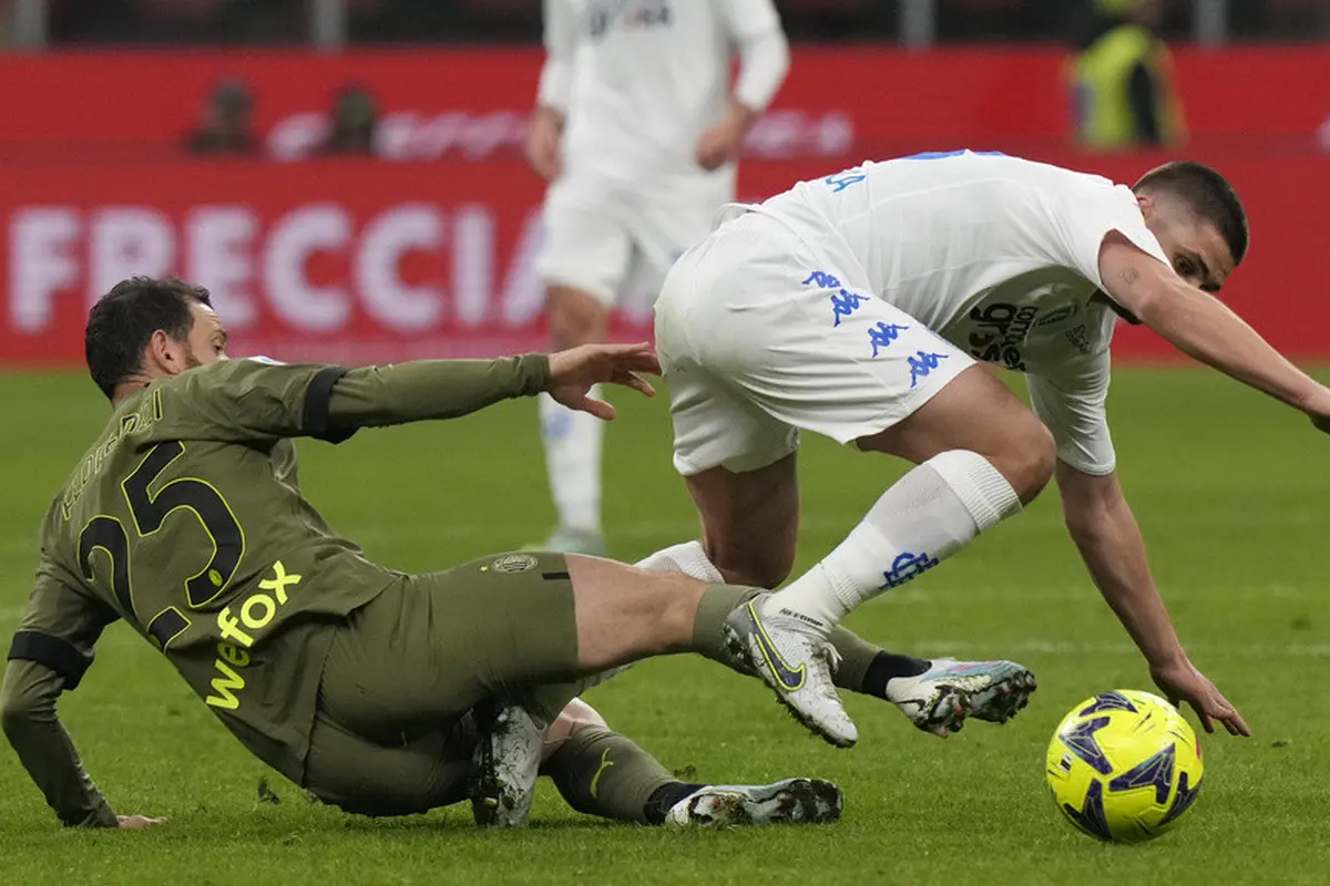 Hasil Liga Italia: AC Milan Ditahan Imbang Empoli di San Siro