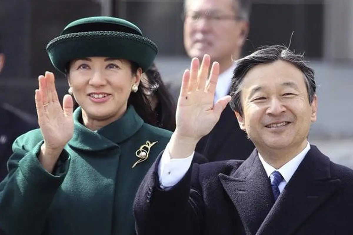 Putra Mahkota Kekaisaran Jepang Pangeran Naruhito dan istri, Putri Masako