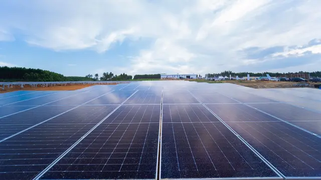 Solar panel PLTS IKN Nusantara 50 MW (Foto:PLN)
