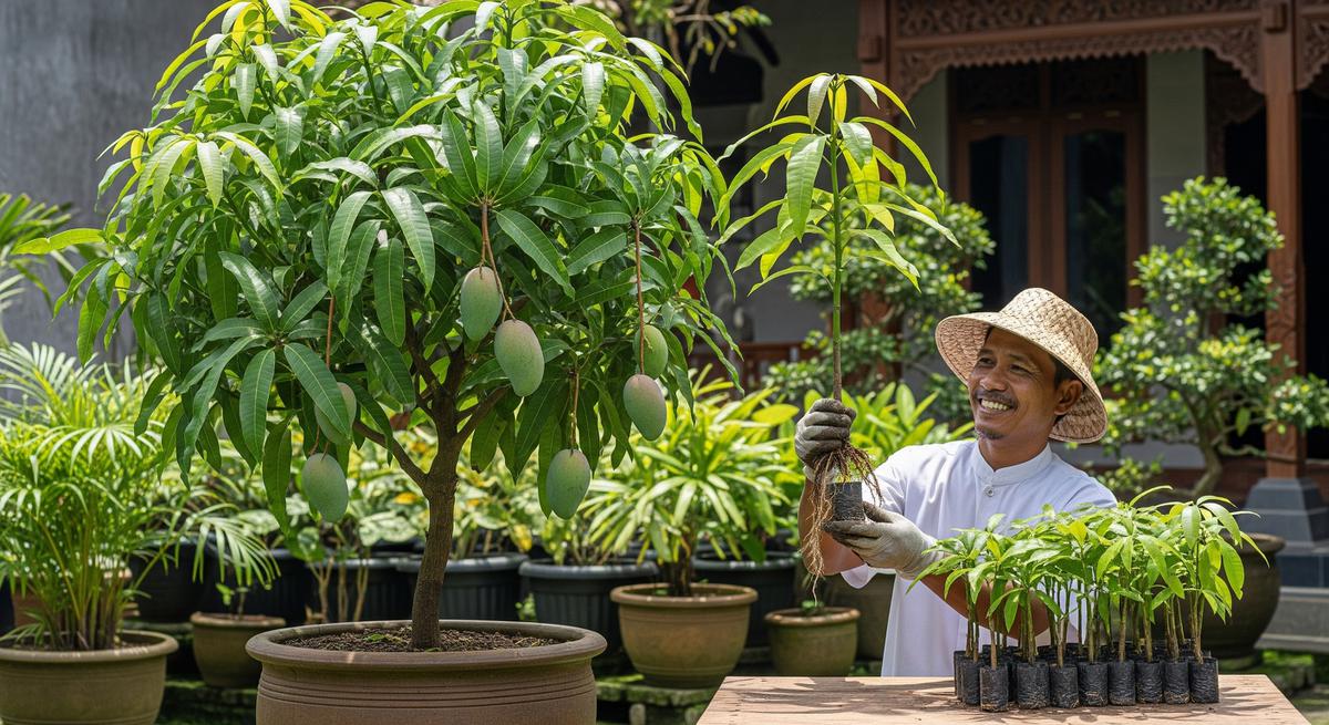 Cara Menanam Mangga dengan Tabulampot