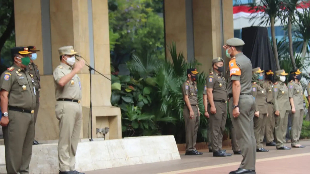 Satpol PP Jakarta Terus Gelar Razia Masker