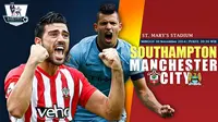 Southampton vs Manchester City (Liputan6.com/Sangaji)