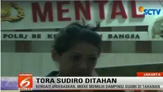  Mieke memilih bertahan di Polres Jakarta Selatan menemani Tora Sudiro yang kini berstatus tersangka.