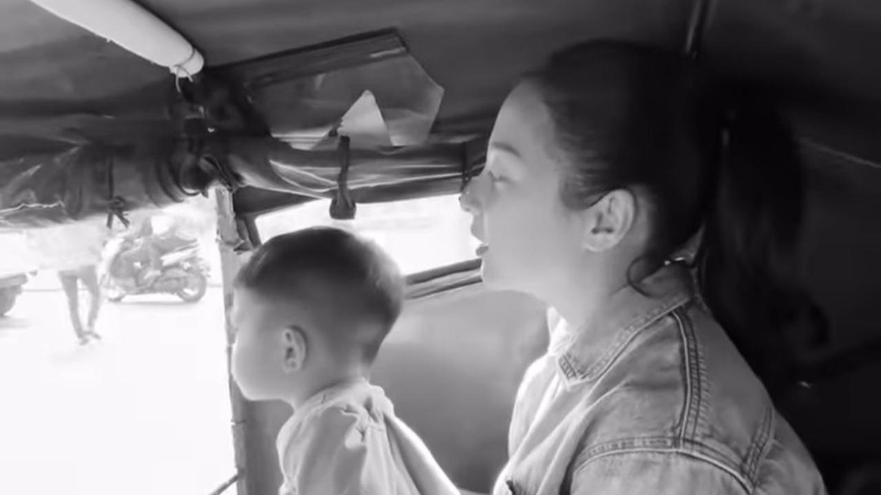 Momen Lucu Issa Anak Nikita Willy Naik Bajaj