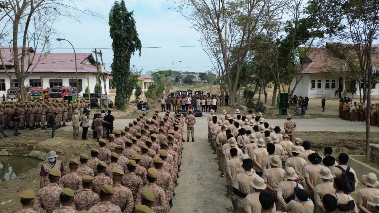 1.136 personel yang tergabung dalam Satuan Tugas Pemulihan Bencana Aceh, terdiri atas 861 praja IPDN dan 273 ASN Kemendagri diterjunkan ke wilayah terdampak. (Istimewa)