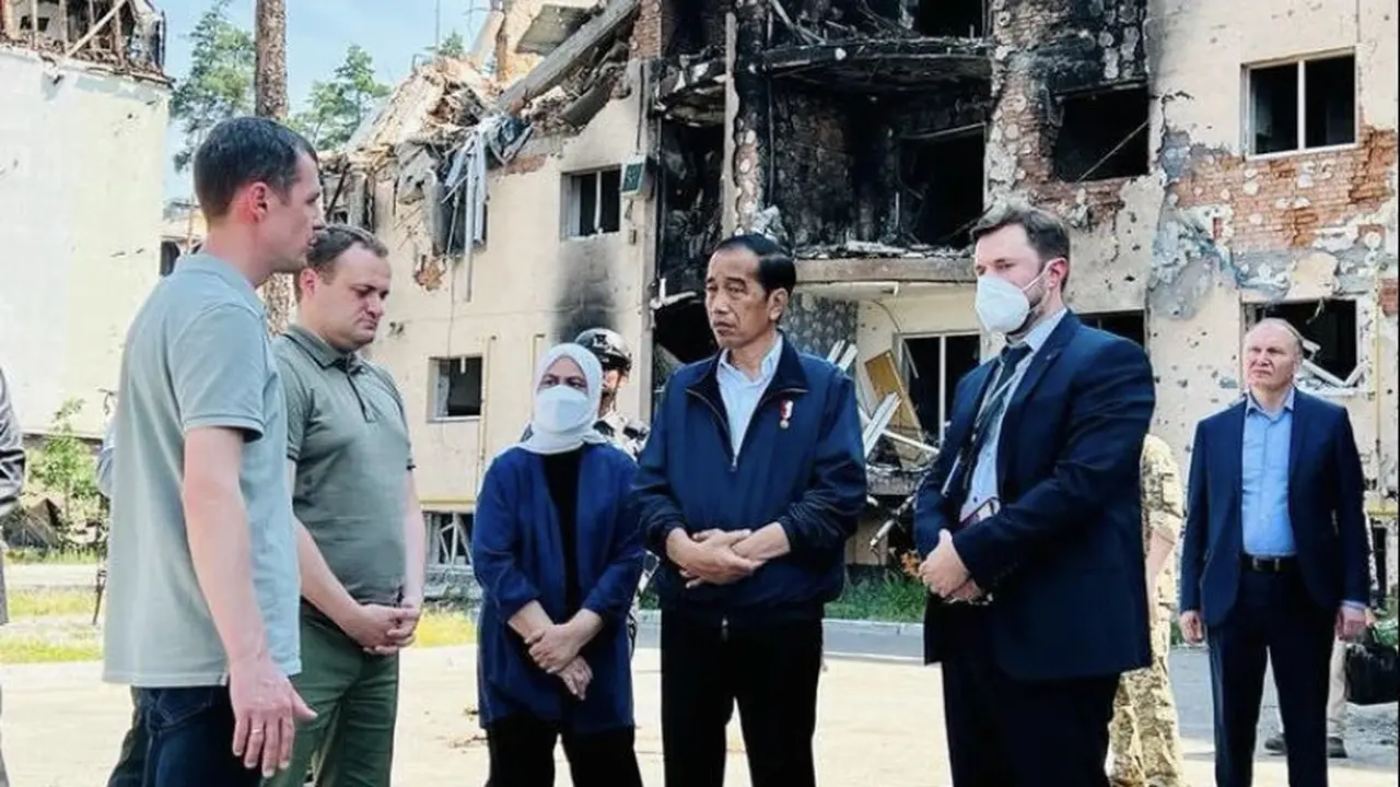 Jokowi dan Iriana di Ukraina (instagram/jokowi)