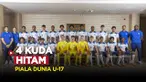 Berita video, motion grafis 4 negara yang diprediksi akan menjadi kuda hitam di piala dunia U-17 2023 di Indonesia.