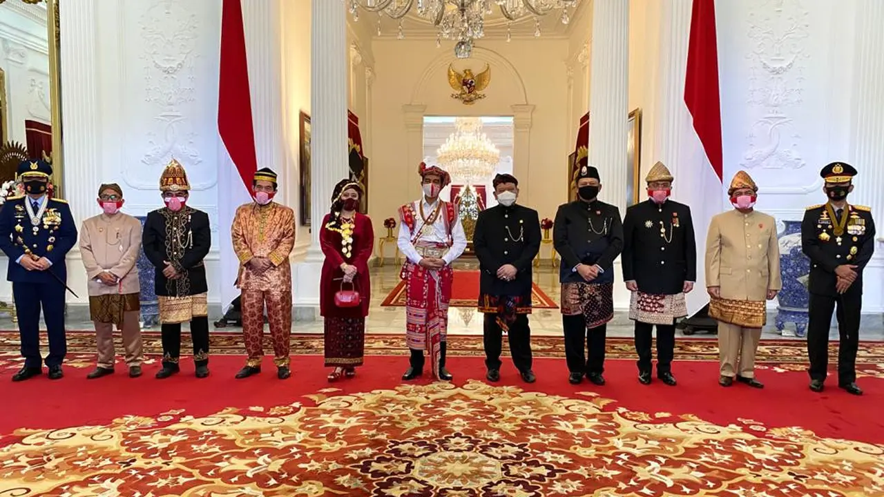 Bamsoet usai menjadi pembaca  Teks Proklamasi dalam Upacara Peringatan Detik-Detik Proklamasi Indonesia, di Istana Negara