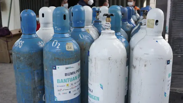 Bantu Penuhi Kebutuhan Oksigen di Bali, BUMN Salurkan Puluhan Tabung Oksigen