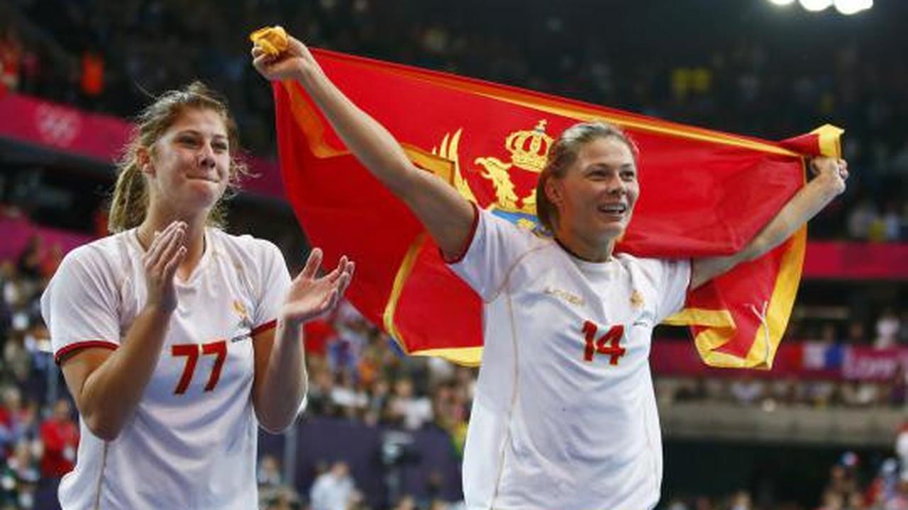 Bendera kemenangan di arena Olimpiade 2012