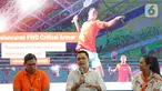 Konsultan Keuangan Mada Arya Nugraha saat talkshow pada peluncuran FWD Critical Armor di Jakarta, Rabu (29/1/2020). FWD Critical Armor memungkinkan nasabah untuk klaim hingga tiga kali dari 50 jenis penyakit kritis major dan satu kali dari 15 jenis penyakit kritis minor. (Liputan6.com/HO/Ading)
