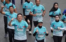Potret Kapolda Riau Ikut Lari Maraton Bhayangkara Run Bersama 10.000 Peserta