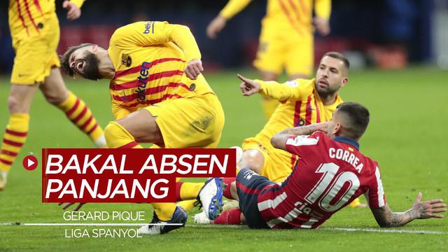 Berita video, Gerard Pique absen panjang akibat cedera yang dialami usai bermain melawan Atletico Madrid