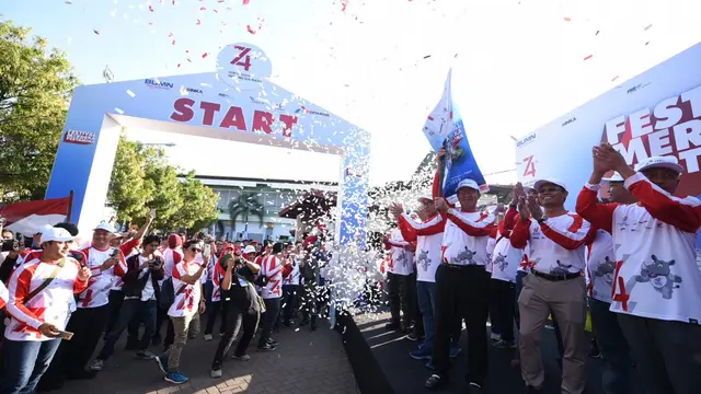 Warga Tuban Meriahkan Pesta Rakyat dan Pasar Murah di Festival Merdeka Pertamina