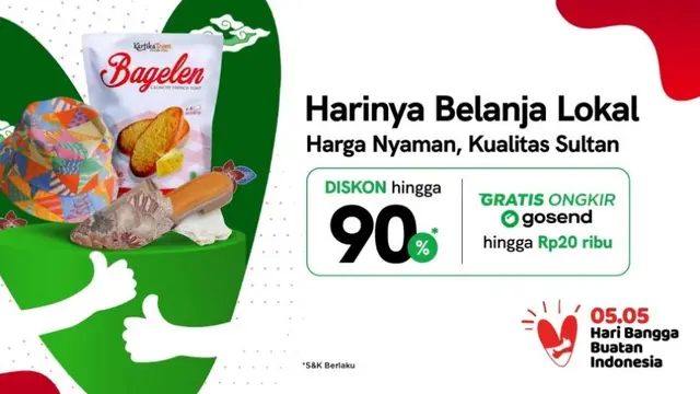 Dukung Hari Bangga Buatan Indonesia, Tokopedia Hadirkan 5 Penawaran Spesial! 