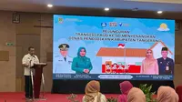 Dinas Pendidikan Kabupaten Tangerang melaksanakan launching Gerakan Transisi PAUD ke SD/MI/sederajat di Hotel Lemo Kelapadua Tangerang, Rabu (24/01/24). (Ist)