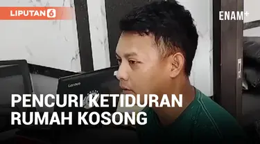 Ketiduran di Sofa, Seorang Pencuri Ditangkap Warga