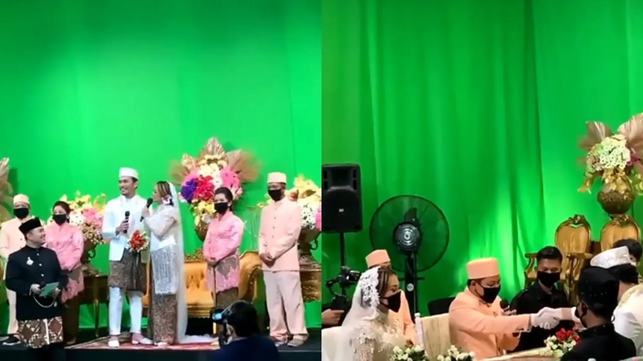 Viral, Pasangan Ini Melangsungkan Pernikahan Secara Virtual