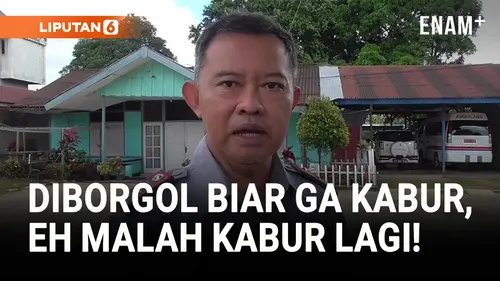 VIDEO: Tangan &amp; Kaki Terborgol, Napi Lapas Kelas II B Merauke Berhasil Kabur!