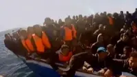 VIDEO: Imigran Timur Tengah dan Afrika Diselamatkan AL Italia