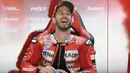 2. Andrea Dovizioso (Ducati) - Adapun Dovizioso menyudahi balapan MotoGP Styria di posisi kelima. Hasil tersebut membuat pembalap asal Italia itu menempati peringkat kedua dengan 67 poin. (AFP/Lluis Gene)