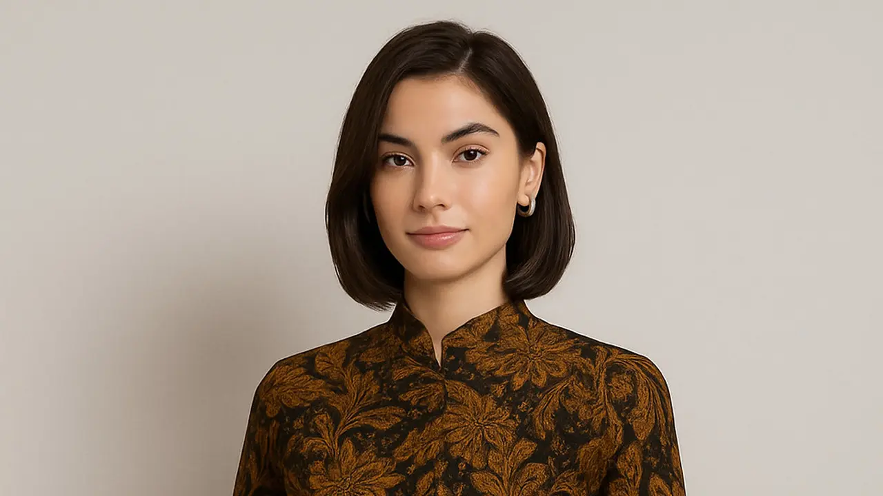 Model Baju Batik Tunik untuk Kerja