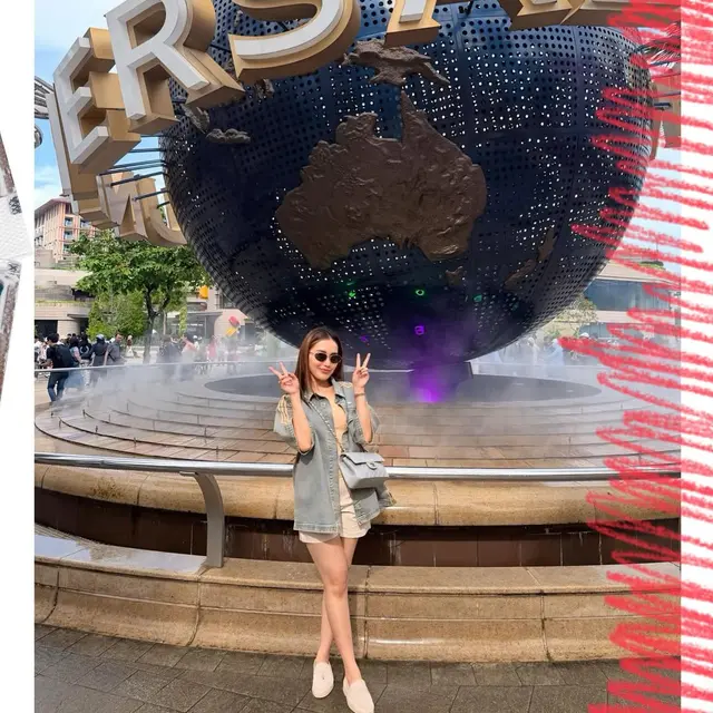 Potret Liburan Ayu Ting Ting
