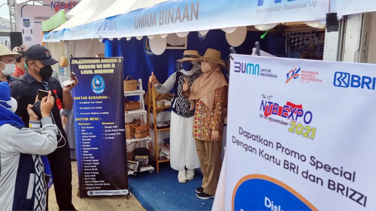 NTB Expo 2021 ikut meramaikan gelaran WSBK yang digelar di Sirkuit Mandalika Lombok. (Istimewa)