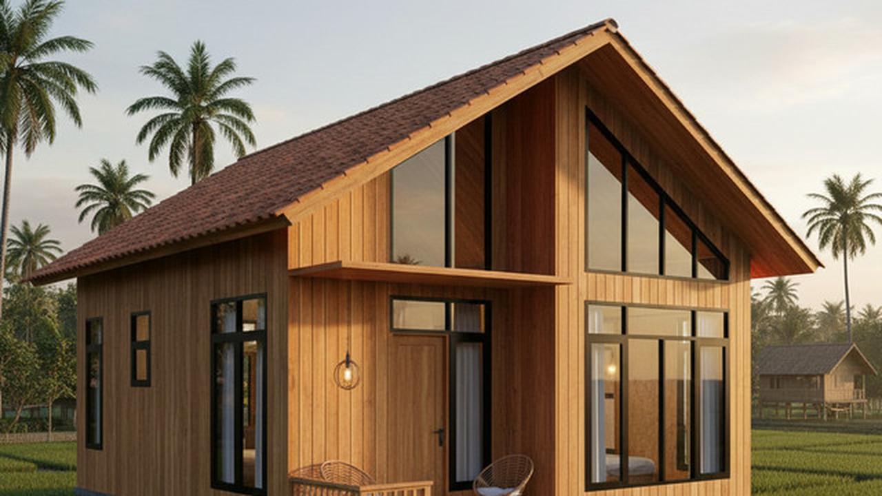 7 Gambar Rumah Minimalis di Kampung, Sederhana tapi Modern dan Bikin Nyaman Keluarga