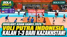 Highlight Tim Voli Putra Indonesia vs Kazakhstan di Asian Games 2026