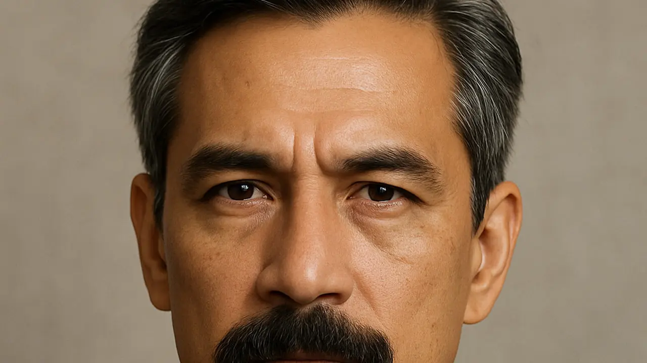 Model Kumis untuk Pria Usia 50 Tahun/Ilustrasi gambar oleh AI
