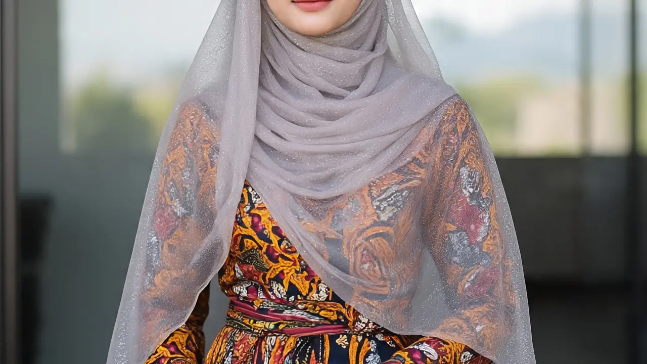 Model Gamis Batik Kondangan Terbaru