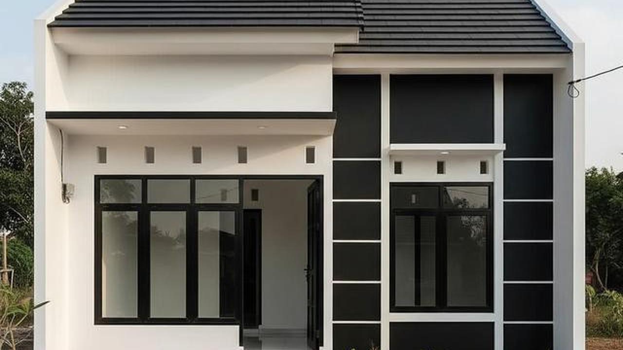 9 Desain Rumah Kecil Minimalis Kombinasi Warna Putih dan Hitam, Elegan di Lahan Terbatas
