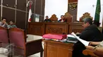 Pembacaan duplik oleh pihak termohon di ruang sidang 5 Pengadilan Negeri Jakarta Selatan, Selasa (22/9/2015). PT VSI menyatakan penggeledahan yang dilakukan Kejagung adalah tindakan salah alamat. (Liputan6.com/Herman Zakharia)