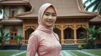kebaya pink kerudung warna apa ©Ilustrasi dibuat AI