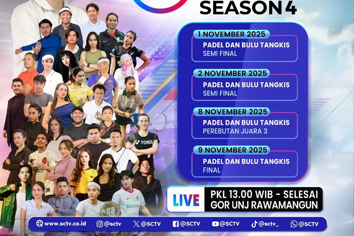 Turnamen Olahraga Selebriti Indonesia atau TOSI 4. (SCTV)