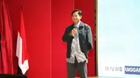 Duta Baca Gol A Gong saat talk show 'Gerakan Indonesia Membaca: Ayo Membaca Nyaring untuk Literasi Indonesia'. (Liputan6.com/ Dok Ist)