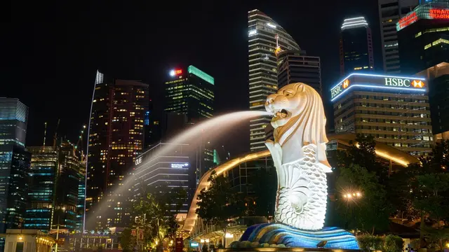 Ilustrasi wisata ikonis Singapura/freepik.com/freestockcenter